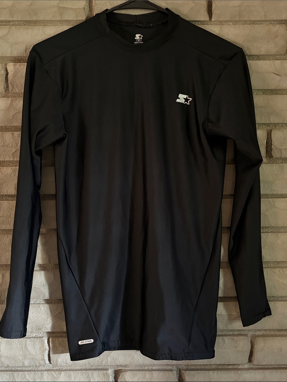 STARTER Black Long Sleeve Compression Shirt